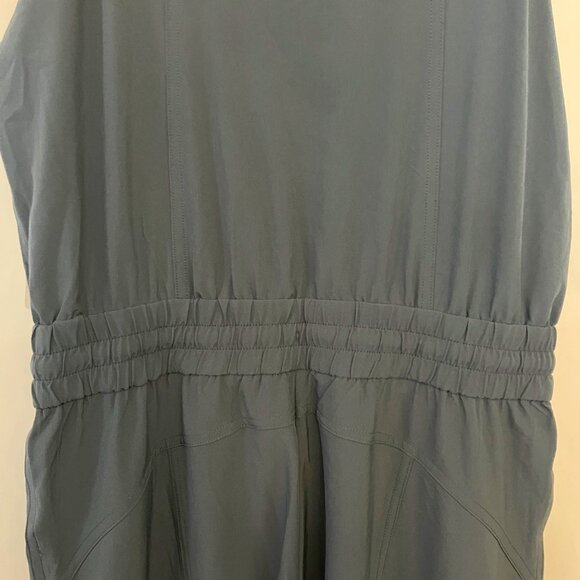Athleta Unbound Women Blue Jumpsuit NWT Sleeveless Tie Waist Size XS Gorpcore - Picture 8 of 10